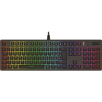 Tipkovnica MS Elite C720, žičana, gaming, mehanička, brown switches, RGB, crna