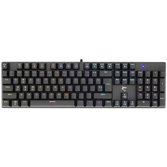 Tipkovnica White Shark GK-2107 Commandos Elite, žičana, gaming, mehanička, red switches, US layout, LED, crna