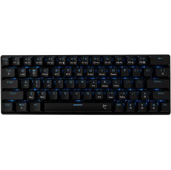 Tipkovnica White Shark Premium Line GK-003111 Kaiken, bežična, bluetooth, gaming, mehanička, red switches, TKL, US layout, RGB, crna